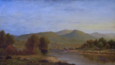 View on the Pemigewasset River, New Hampshire by Charles Wilson Knapp